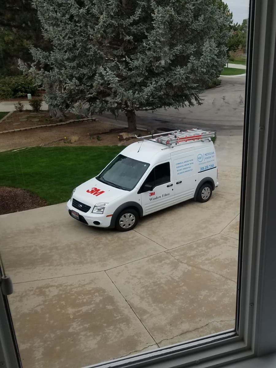van showing up for application